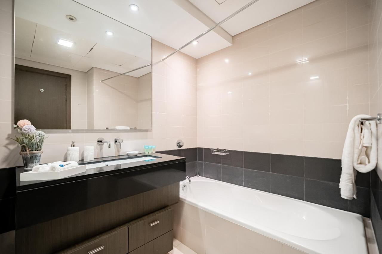 迪拜Higuests - Designer Apt With Panoramic View Near Burj Khalifa公寓 外观 照片